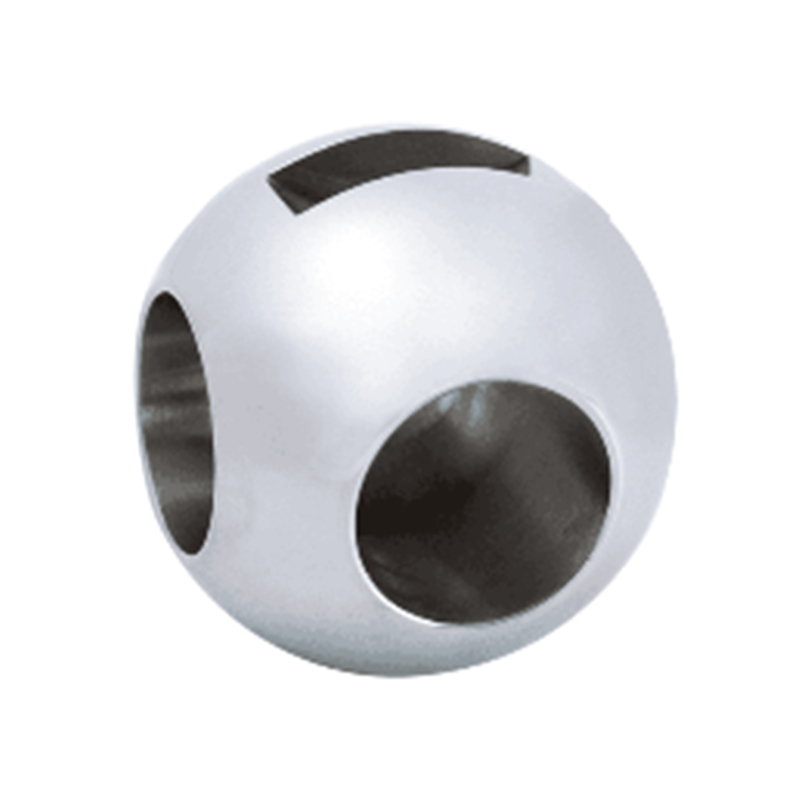 Square Hole Multi-Purpose L-Shaped Ball Valve Ball