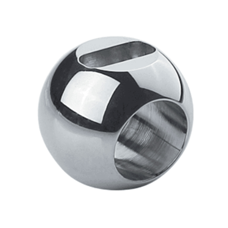 Straight Channel Fixed Ball Valve Ball